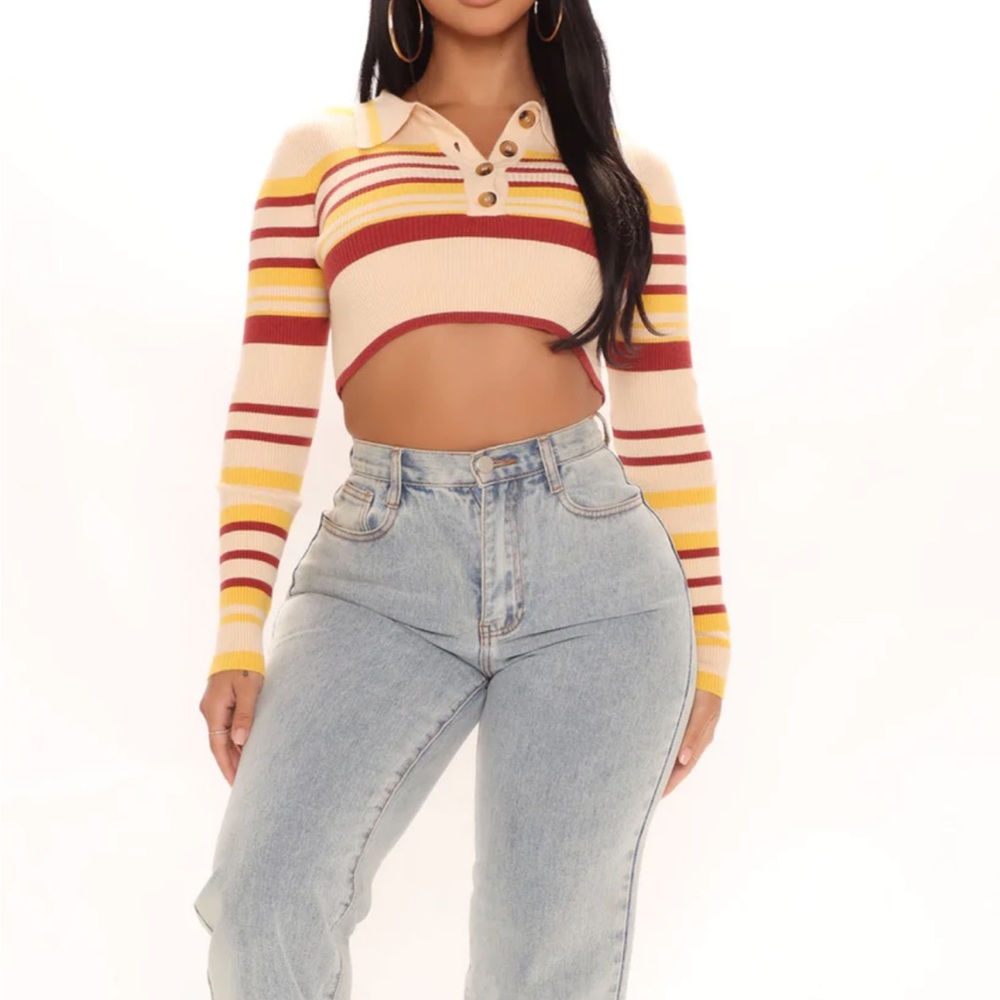 Longsleeve crop top